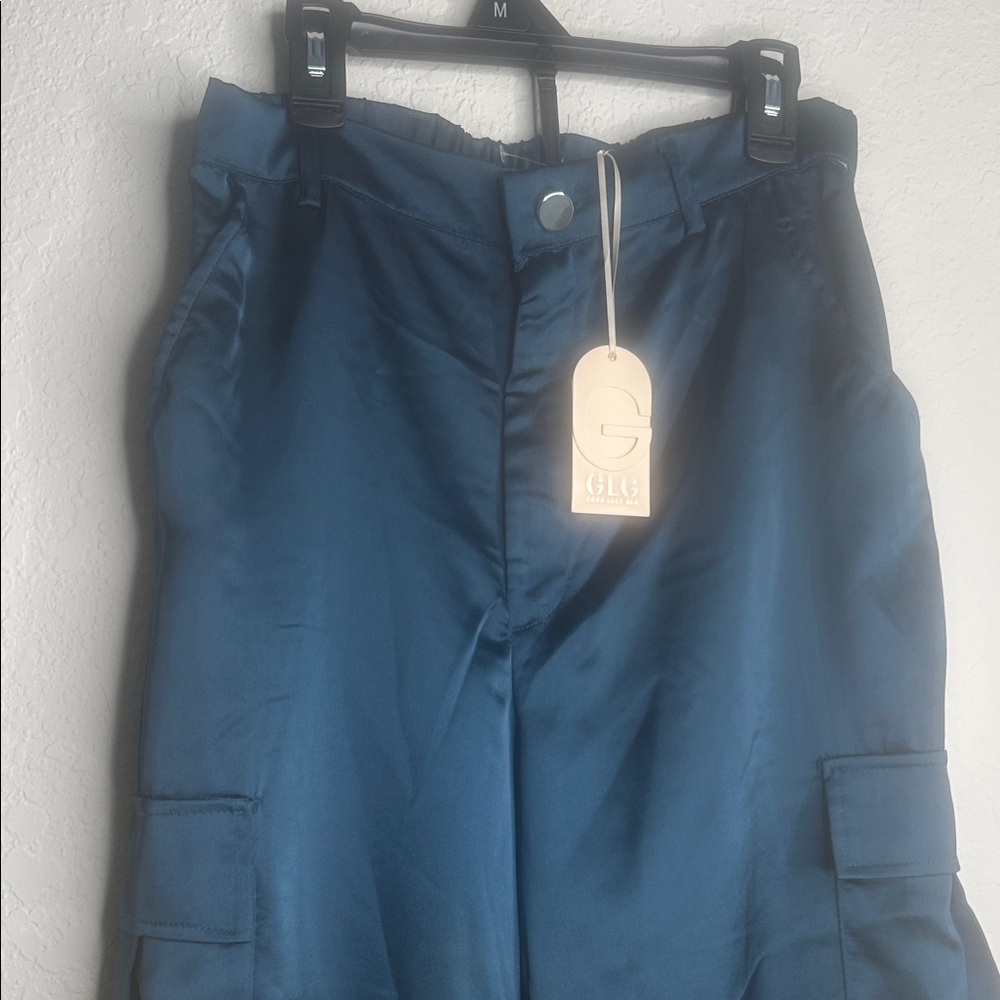 Good Luck Gem Midnight Satin Trousers